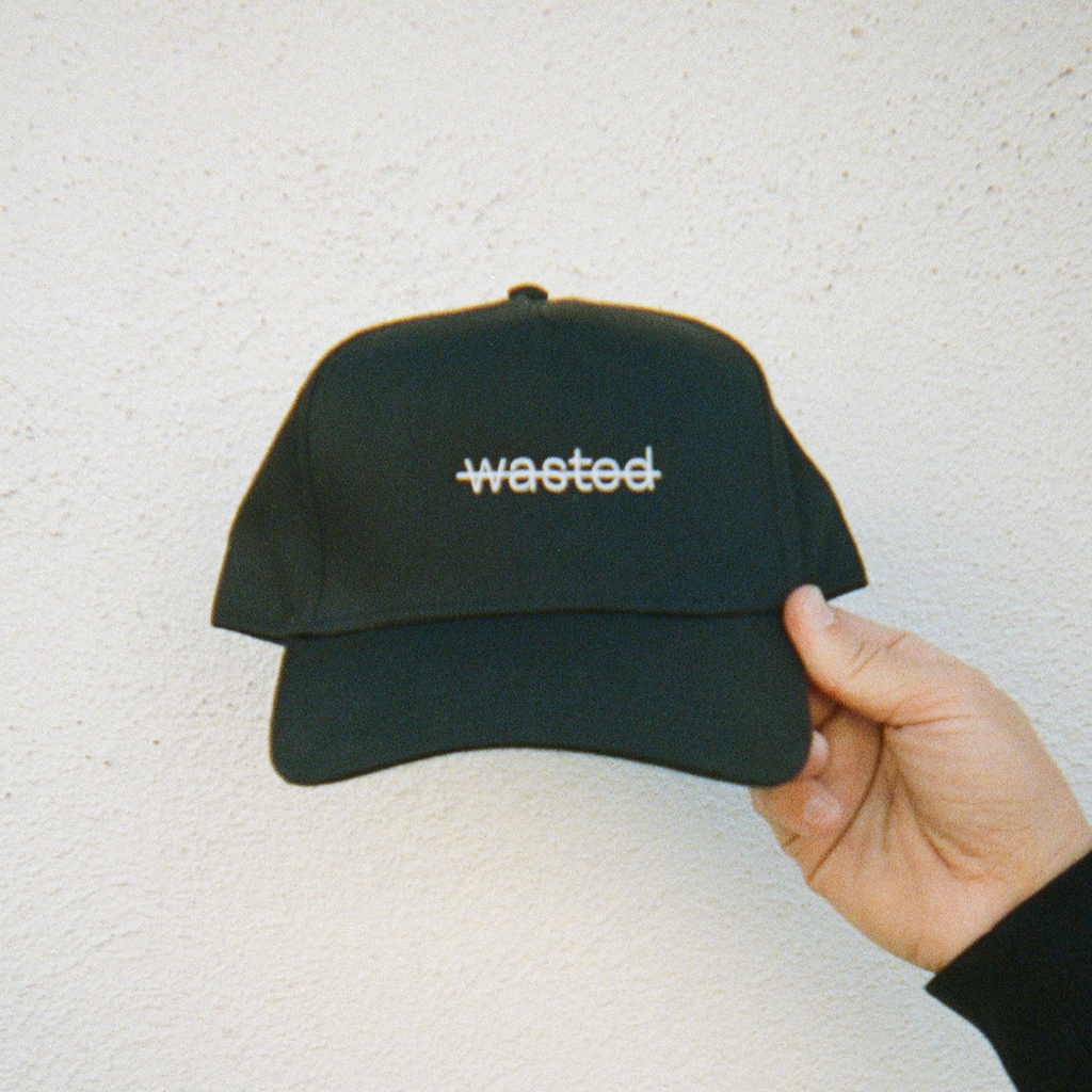 never wasted trucker hat